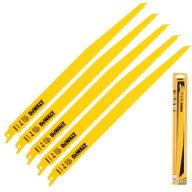Bimetalový pílový list na drevo 305mm 5 kusov Dewalt pre šabľové píly Bimetalový pílový list na drevo 305mm 5 kusov Dewalt pre šabľové píly