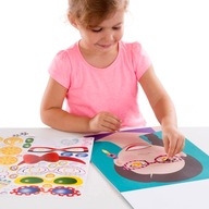 Hračky pre deti Nálepky pre dievčatá Faces 250 ks. Melissa a Doug Hračky pre deti Nálepky pre dievčatá Faces 250 ks. Melissa a Doug