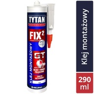 Montážne lepidlo FIX 2 GT 290 ml biele Tytan Montážne lepidlo FIX 2 GT 290 ml biele Tytan