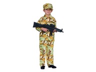 Kostým 116 cm komando v prevleku vojaka Kostým 116 cm komando v prevleku vojaka