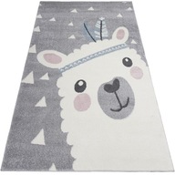 Detský koberec 100x150 Bambino Lama šedý Detský koberec 100x150 Bambino Lama šedý