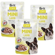 BRIT CARE MINI DOSPELÝ LAMB S JAHNIČKOU 24x85g