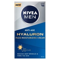 Men Anti-Age Hyaluron Spf15 krém proti vráskam 50 ml