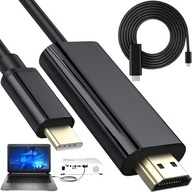 KÁBEL USB-C 3.1 TYP C NA ADAPTÉR HDMI 4K 200CM KÁBEL USB-C 3.1 TYP C NA ADAPTÉR HDMI 4K 200CM