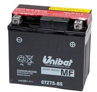 BATÉRIA UNIBAT CTZ7S-BS P+ 6AH 130A 12V BATÉRIA UNIBAT CTZ7S-BS P+ 6AH 130A 12V