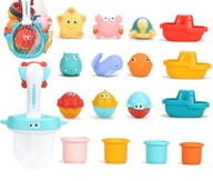 WOOPIE BABY Súprava pieskových kúpeľov 17 dielov Forms Mesh Cups