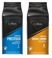CELLINI CREMA E AROMA káva 1kg + CELLINI PRESTIGIO 1kg CELLINI CREMA E AROMA káva 1kg + CELLINI PRESTIGIO 1kg