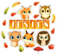 JESENNÉ OKENNÉ DEKORÁCIE SET 8 JESENNÉ OKENNÉ DEKORÁCIE SET 8