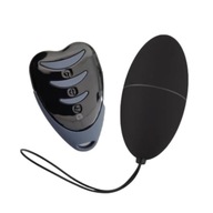 Vibrator-Egg Diaľkové ovládanie Black AAA 3.0 Alive