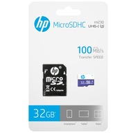VYSOKOrýchlostná pamäťová karta HP 32 GB microSDHC s rýchlosťou až 100 MB/s