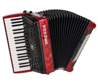 HOHNER BRAVO III 80 ČERVENÝ AKORDEÓN