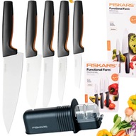 FISKARS SADA 5 KUCHYNSKÝCH NOŽOV NA ZELENINU A OVOCIE KUCHÁR + BRÚTKO FISKARS SADA 5 KUCHYNSKÝCH NOŽOV NA ZELENINU A OVOCIE KUCHÁR + BRÚTKO