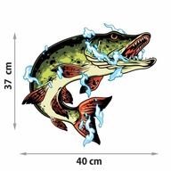 NÁLEPKA RYBA NA LOĎ LOĎ AUTO 40 cm + ZADARMO NÁLEPKA RYBA NA LOĎ LOĎ AUTO 40 cm + ZADARMO