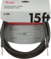 Prístrojový kábel Fender Professional 15 BLK. 4,5 m Prístrojový kábel Fender Professional 15 BLK. 4,5 m