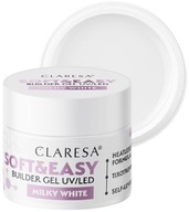 Claresa Soft&Easy Milky biely stavebný gél 45g Claresa Soft&Easy Milky biely stavebný gél 45g