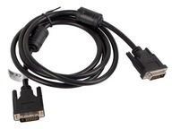 DVI DVI-D (24+1) M/M kábel 1,8m čierny