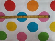 Bavlnené farebné kruhy, hrášok 1 meter