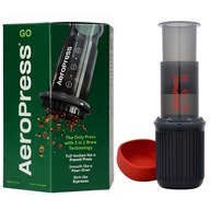 AeroPress GO - Kávovar, kávovar, ručný kávovar, filtre
