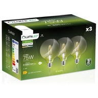 3x E27 G95 8W Filament Globe LUMILED LED žiarovka 3x E27 G95 8W Filament Globe LUMILED LED žiarovka