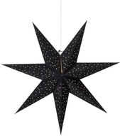 VIANOČNÁ HVIEZDA ZÁVESNÁ LAMPA, ČIERNA VIANOČNÁ HVIEZDA ZÁVESNÁ LAMPA, ČIERNA