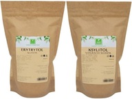 Xylitol a Erytritol Sada 2x 1kg mix sladidiel Xylitol a Erytritol Sada 2x 1kg mix sladidiel
