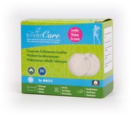 Silver Care Opätovne použiteľné prsné vložky, 100% certifikovaná organická bavlna