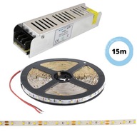 SET 15m PREMIUM LED pásik, studená biela, 12V SET 15m PREMIUM LED pásik, studená biela, 12V