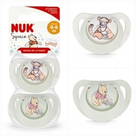 NUK silikónový cumlík 0-6m Star Winnie Tigger 2 ks + puzdro NUK silikónový cumlík 0-6m Star Winnie Tigger 2 ks + puzdro