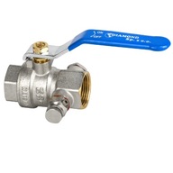 VENTIL GUĽOVÝ VENTIL 3/4" DN20 S ODVZDUŠŇOVAČOM A GLOKE, MASIVNÁ MOSADZ VENTIL GUĽOVÝ VENTIL 3/4" DN20 S ODVZDUŠŇOVAČOM A GLOKE, MASIVNÁ MOSADZ