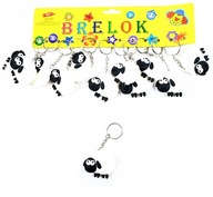 KEYRING WHITE OVEČKA OVEČKA NA BALENIE TAŠKY SADA 12 kusov KEYRING WHITE OVEČKA OVEČKA NA BALENIE TAŠKY SADA 12 kusov