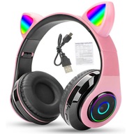 BLUETOOTH LED SLÚCHADLÁ PRE DETI CAT EAR B39