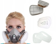 3M 6200 Gas Paint Mask + 3M uhlíkové filtre