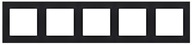 SIMON 10 5-dielny rám BLACK CR5/49 SIMON 10 5-dielny rám BLACK CR5/49