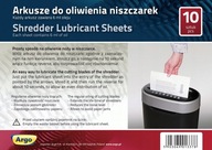Argo listy na olejovanie skartovačiek 10 kusov Argo listy na olejovanie skartovačiek 10 kusov