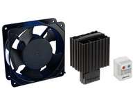 TERMOSTAT VENTILÁTORA OHRIEVAČA DO RUBOVÝCH SKRINÍK 230V TERMOSTAT VENTILÁTORA OHRIEVAČA DO RUBOVÝCH SKRINÍK 230V