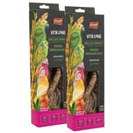 Parrots papagáje Senegallese Wavy nymfy vitapolu 100 g vtáčích kanárskych kanárov Parrots papagáje Senegallese Wavy nymfy vitapolu 100 g vtáčích kanárskych kanárov