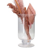 Sklenená váza, kalich, svietnik, H36