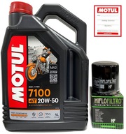 MOTUL 7100 4T 20W50 4L olej + HIFLO OLEJOVÝ FILTER MOTUL 7100 4T 20W50 4L olej + HIFLO OLEJOVÝ FILTER