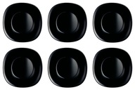 PLATKY 6 ks hranaté ČIERNA LUMINARC PLATKY 6 ks hranaté ČIERNA LUMINARC