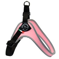 POstroj pre malého psíka Jack Russell M TRE PONTI 43-58cm ružový S REFLEXMI POstroj pre malého psíka Jack Russell M TRE PONTI 43-58cm ružový S REFLEXMI
