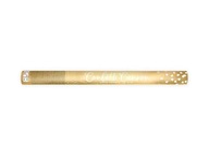Konfetová vystreľovacia trubica so zlatými srdiečkami 60cm