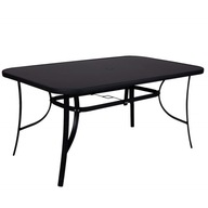 SKLENENÝ ZÁHRADNÝ STÔL NA VEĽKÚ TERASU 150x90cm 6 os. SKLENENÝ ZÁHRADNÝ STÔL NA VEĽKÚ TERASU 150x90cm 6 os.