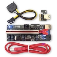 Adaptér RISER 010S PLUS PCI-E 1x-16x USB3.0