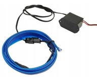 Fiber EL Wire 12V 1m modrý napájací zdroj