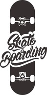 Nálepky na stenu pre chlapcov Skateboard Skate Nálepky na stenu pre chlapcov Skateboard Skate