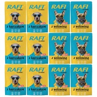 RAFI CLASSIC Mokré krmivo pre psov Dolina Noteci mix príchutí 12 x 400g RAFI CLASSIC Mokré krmivo pre psov Dolina Noteci mix príchutí 12 x 400g