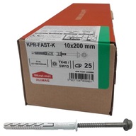 Rámové hmoždinky kpr-fast TX 10x200mm 25ks. Rámové hmoždinky kpr-fast TX 10x200mm 25ks.