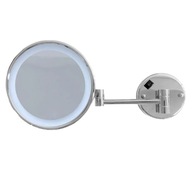 Okrúhle LED kúpeľňové zrkadlo na make-up Okrúhle LED kúpeľňové zrkadlo na make-up