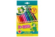 Jolly Large Color Pencils X-BIG 12 ks Hrubá náplň