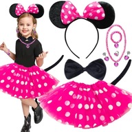 OUTFIT MINNIE MOUSE MINIE SUKŇOVÝ KOSTÝM JEDNORÁZOVÝ PROMOSET 7v1 OUTFIT MINNIE MOUSE MINIE SUKŇOVÝ KOSTÝM JEDNORÁZOVÝ PROMOSET 7v1